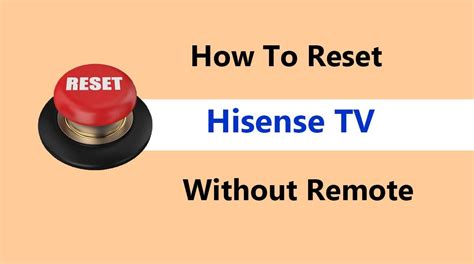 How to restart hisense tv - If you are looking for more info check our website: https://www.hardreset.infoIn this video we will show you how to hard reset Hisense LED TV, this simple me...